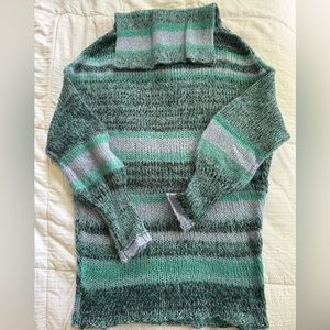 Free People blue knit sweater dress